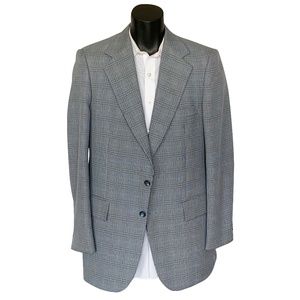 Botany 500 Vintage Navy, Teal & Gold Sports Jacket